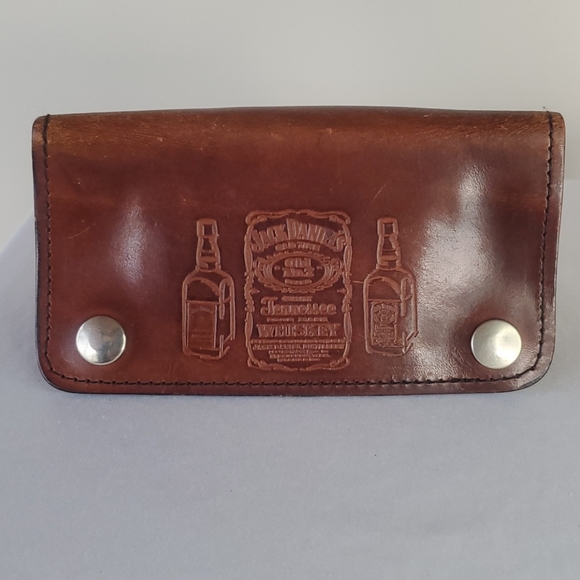Jack Daniels Bags Vintage Jack Daniels Signature Leather Wallet